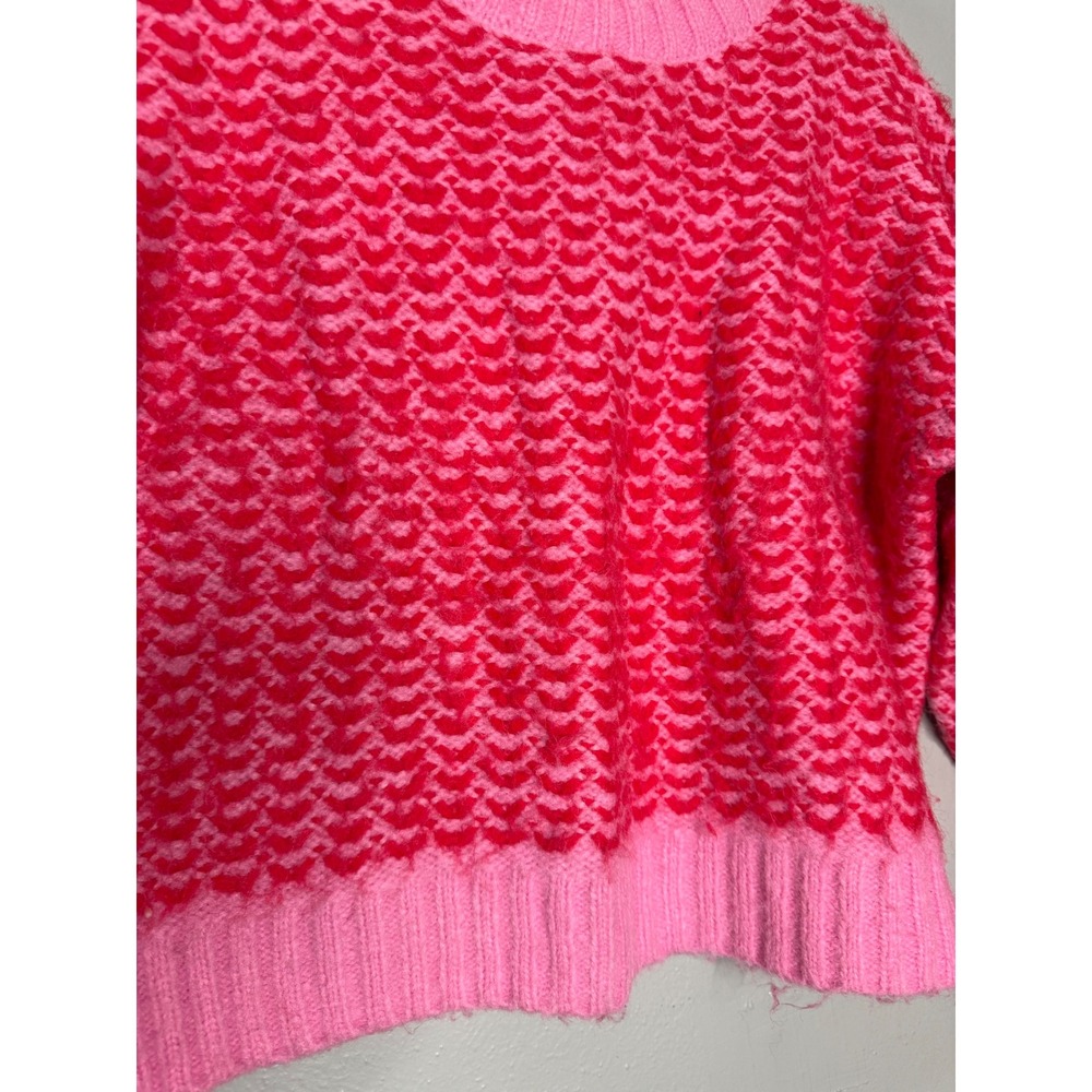 Lilli Sidonio Molly Bracken cropped‎ jumper pink and red - Picture 7 of 12